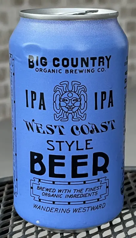 Big Country Organic Brewing Company West Coast IPA