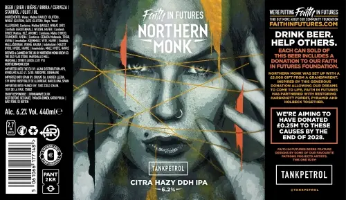 Northern Monk Brew Co. Faith In Futures - Tank Petrol v4 - Citra Hazy DDH IPA