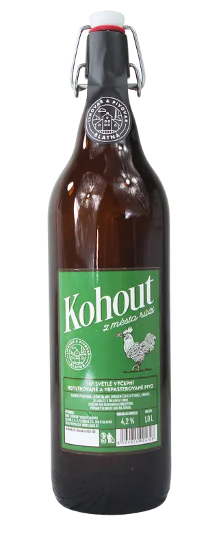 Zámecký lihovar a pivovar Blatná (Liquib) Kohout z města růží světlá výčepní 10°