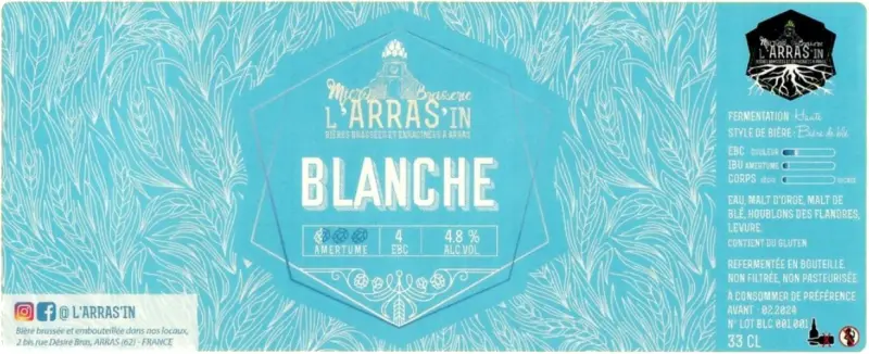 Micro-Brasserie l'Arras'In Blanche