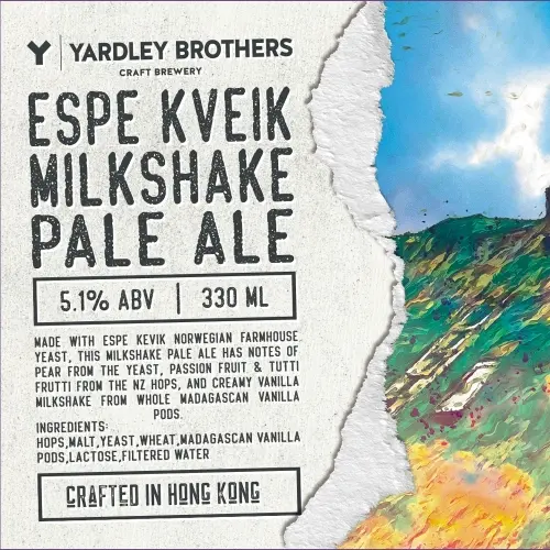 Yardley Brothers Brewing Espe Kveik Milkshake Pale Ale