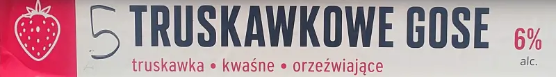 Coypu Truskawkowe Gose