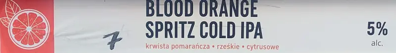 Coypu Blood Orange Spritz Cold IPA