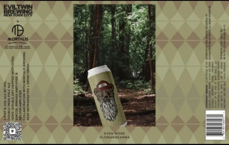 Evil Twin Brewing NYC Even More Oldmanbearma - 16 Year Anniversary Beer