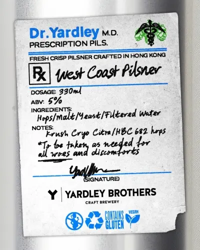 Yardley Brothers Brewing Prescription Pils