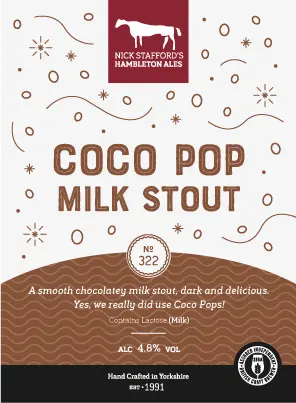 Hambleton Brewery Coco Pop Milk Stout