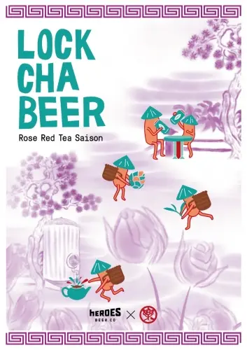 Lock Cha Beer Rose Red Tea Saison