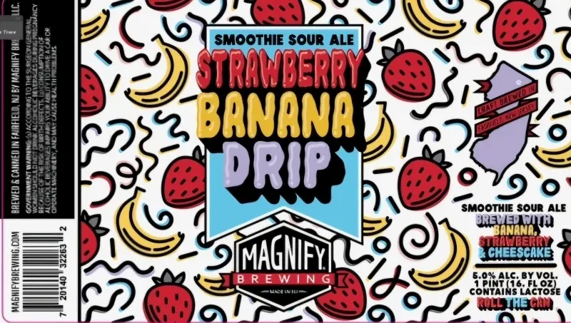 Magnify Brewing Company Strawberry Banana Drip