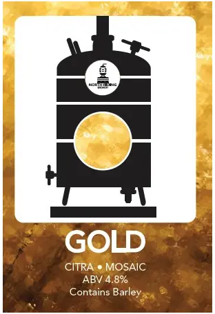 North Riding Brewery Gold Citra & Mosaic