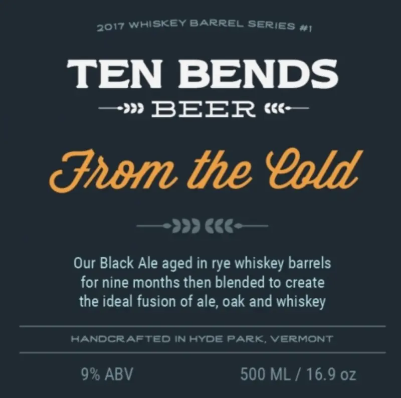 Ten Bends Beer From The Cold