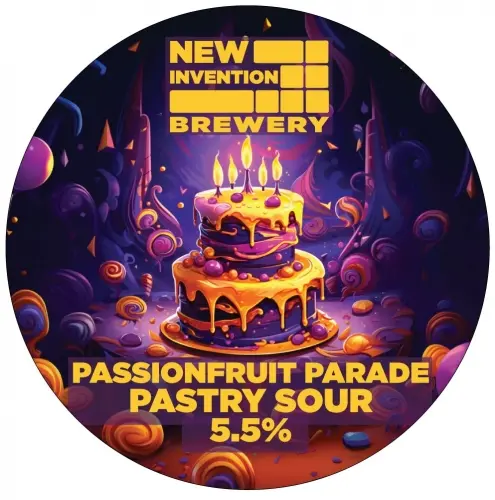 New Invention Brewery Passionfruit Parade