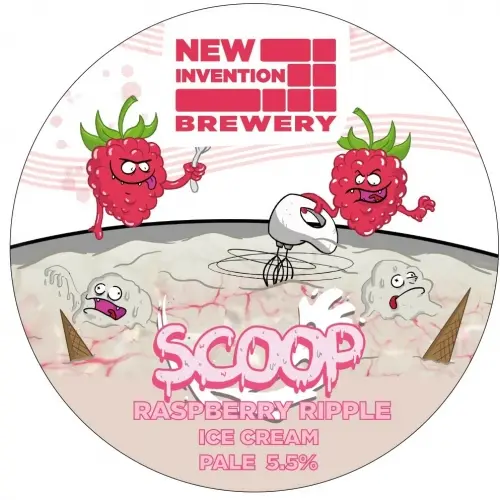 New Invention Brewery Scoop - Raspberry Ripple