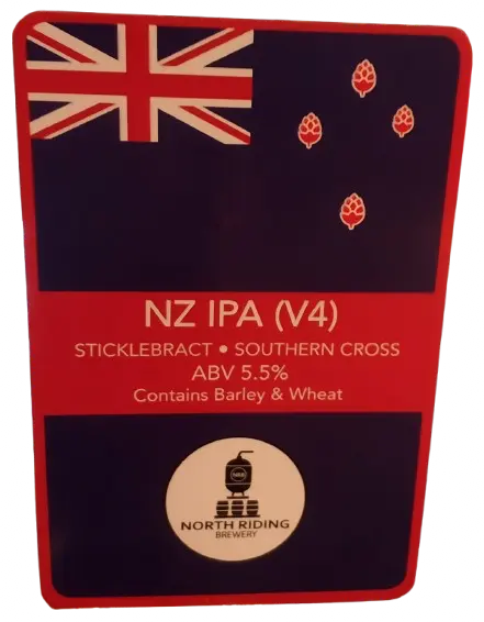 North Riding Brewery NZ IPA - Sticklebract Southern Cross (V4)