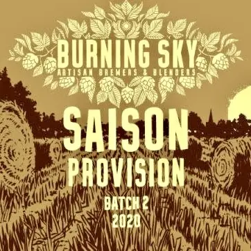 Burning Sky Brewery Saison Provision 2020 - Batch 2