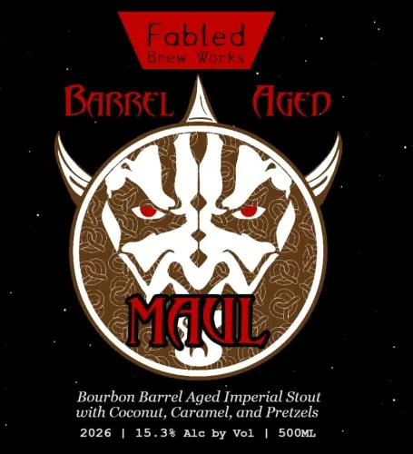 Fabled Brew Works Barrel Aged Maul