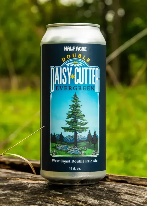Half Acre Beer Company Double Daisy Cutter Evergreen