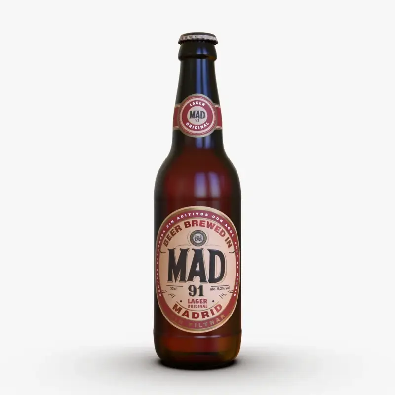 Cervecera Madrileña Independiente MAD 91 Lager Original