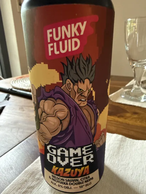 Funky Fluid Game Over: Kazuya
