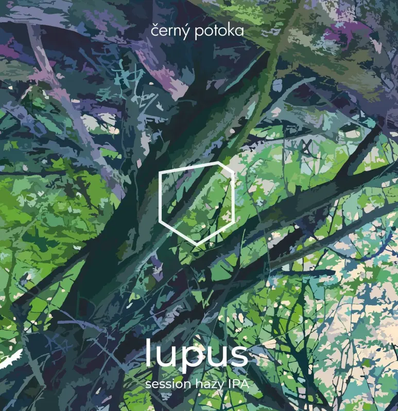 černý potoka Lupus