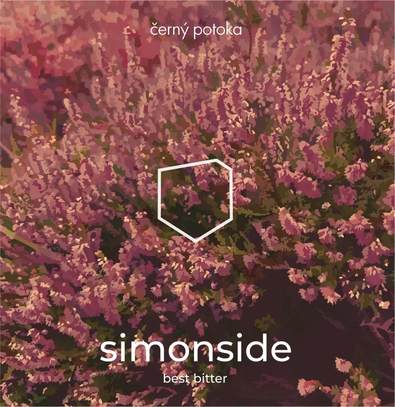 černý potoka Simonside