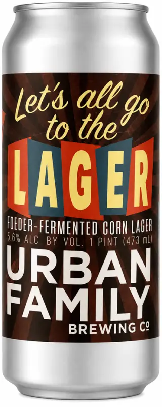 Urban Family Brewing Company Let's All Go to the Lager