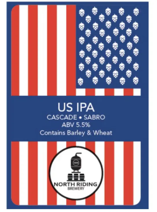 North Riding Brewery US IPA - Cascade Sabro (V45)