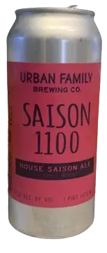 Urban Family Brewing Company Saison 1100