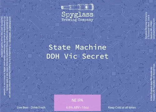 Spyglass Brewing Company State Machine - DDH Vic Secret