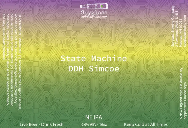 Spyglass Brewing Company State Machine - DDH Simcoe
