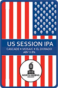 North Riding Brewery US Session IPA - Cascade Mosaic El Dorado (V11)