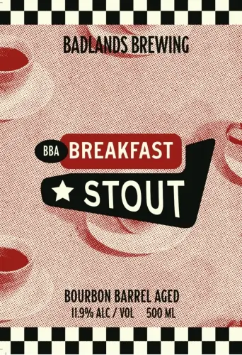 Badlands Brewing Company BBA Breakfast Stout