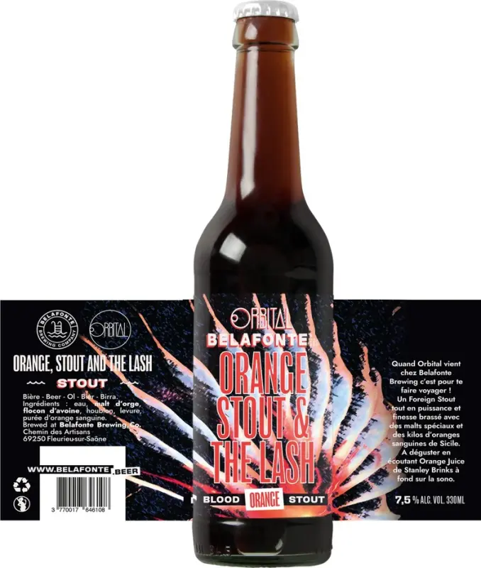 Orbital Space Beers Orange Stout & The Lash