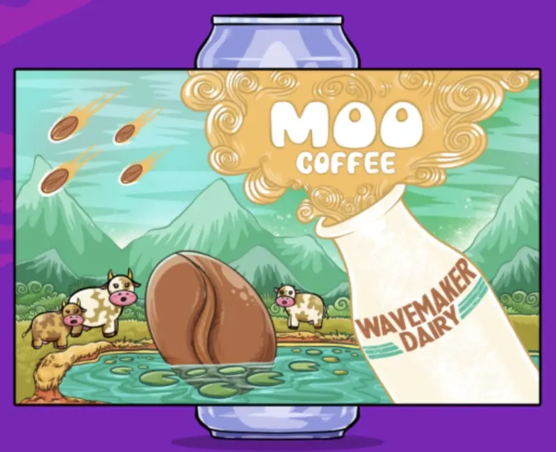 Wave Maker Craft Brewery Moo Coffee Milk Stout