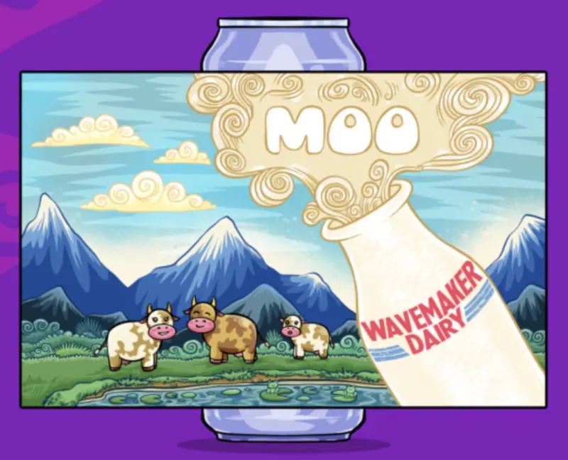 Wave Maker Craft Brewery Moo Milk Stout