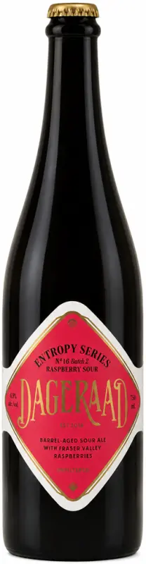Dageraad Brewing Entropy Series No. 16:  Raspberry Sour