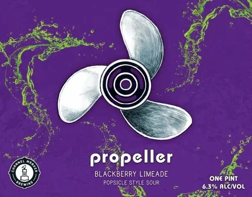 Coastal Mass. Brewing Propeller: Blackberry Limeade