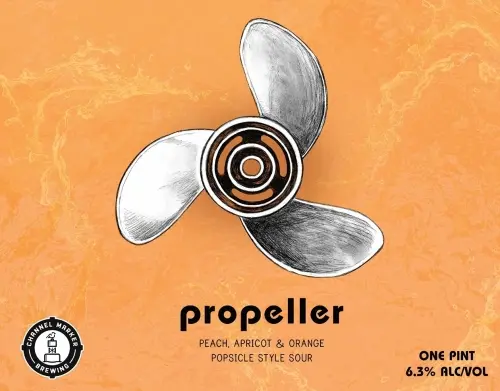 Coastal Mass. Brewing Propeller: Peach, Apricot & Orange