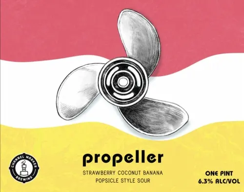 Coastal Mass. Brewing Propeller: Strawberry Coconut Banana