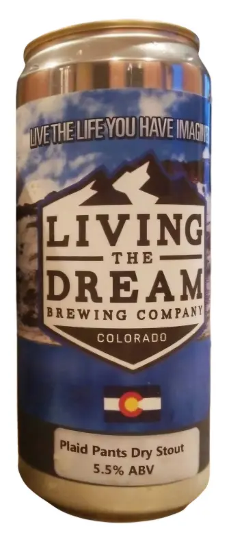 Living The Dream Brewing Company Plaid Pants Dry Stout