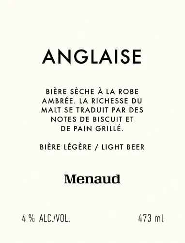 Menaud - Distillerie & Brasserie Anglaise
