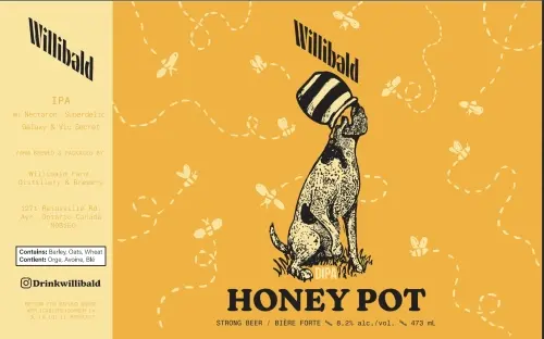 Willibald Farm Distillery & Brewery Honey Pot