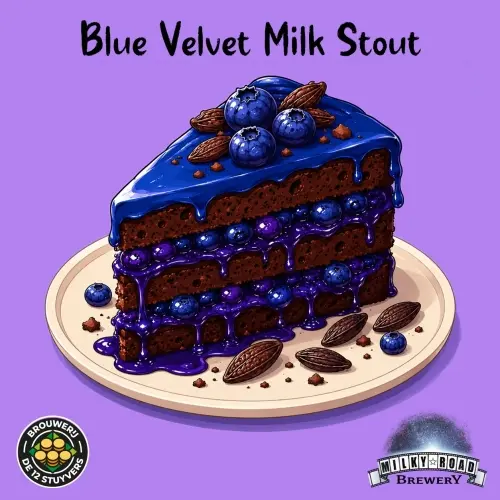 Brouwerij De 12 Stuyvers Blue Velvet Milk Stout
