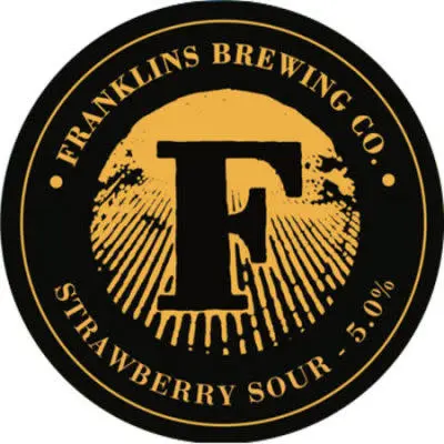 Franklins Brewing Co Strawberry Sour