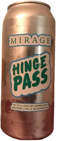 Mirage Beer Company Hinge Pass