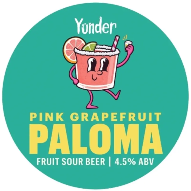 Yonder Brewing and Blending Pink Grapefruit Paloma