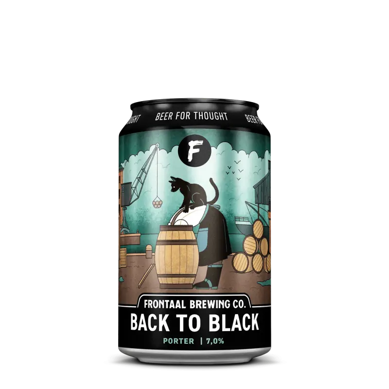 Brouwerij Frontaal Back to Black