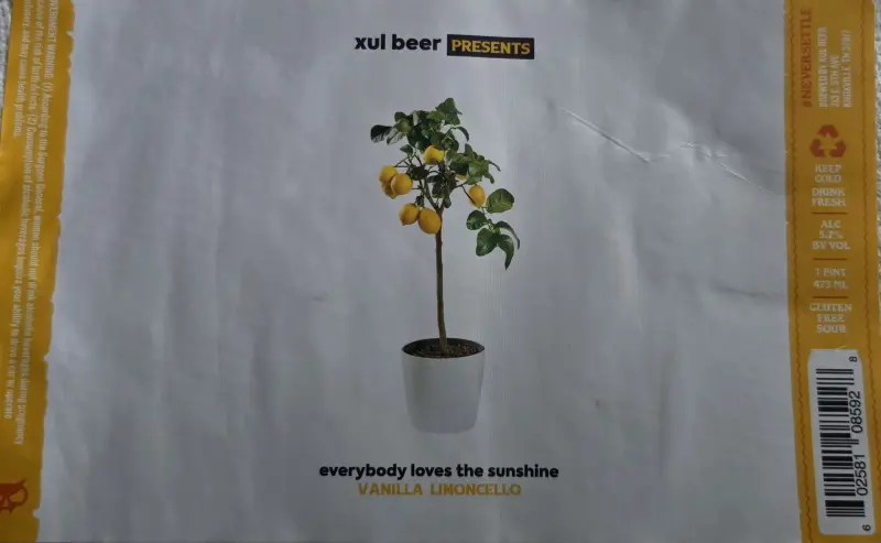 Xül Beer Company Everybody Loves the Sunshine