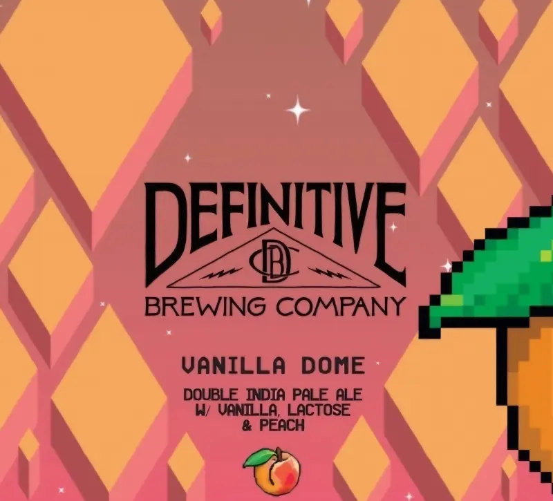 Definitive Brewing Company Vanilla Dome - Peach