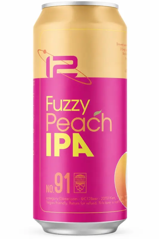 Category 12 Brewing Fuzzy Peach IPA