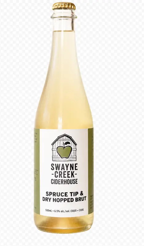Swayne Creek Ciderhouse Spruce Tip & Dry Hopped Brut